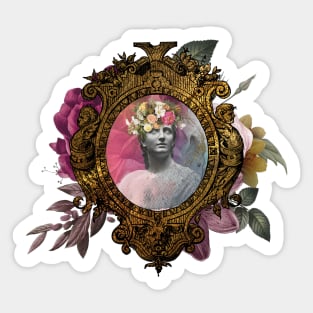 Girl with a crown Sticker